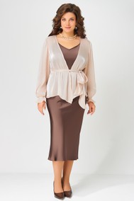 Модель 3192 Джелика шоколад + пудра  FITA