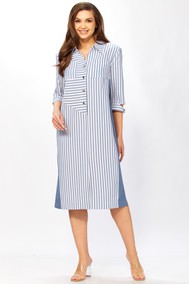 Модель 411 джинсовый + белый Тэнси