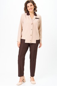 Модель 1144 беж+шоколад Vilena fashion