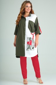 Модель 13591 хаки+красный Sandyna