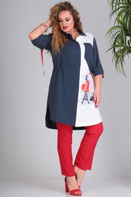 Модель 13591 красно-синий Sandyna