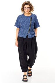 Модель 1457 черный, джинс Michel Chic