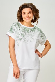 Модель 2258 белый_зеленый Rumoda