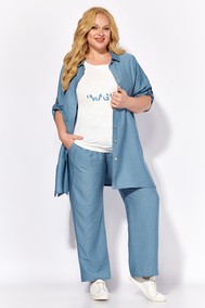 Модель 4058-C Сине-голубой,Молочный ALGRANDA