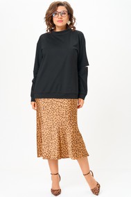 Модель 1311 черный+ принт Anastasia