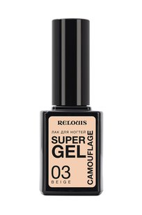 Лак для ногтей Super Gel Camouflage тон:03 :beige