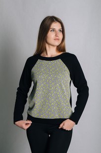 Модель 1718215 черный+салатовый Teyli