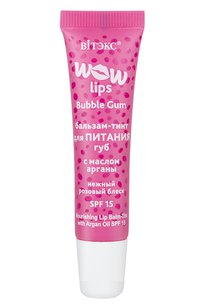 WOW LIPS БАЛЬЗАМ-ТИНТ для ПИТАНИЯ ГУБ, с маслом АРГАНЫ 10 мл