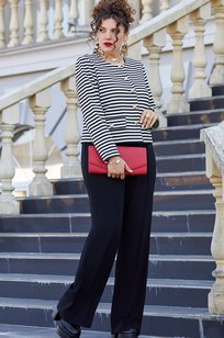 Модель 22963 черное-белый+черный VITTORIA QUEEN