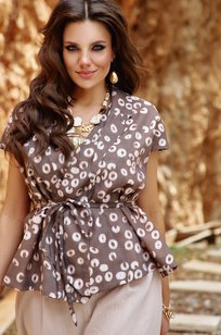 htmlspecialchars($product->getTitle())?> Модель 28123ж коричневый, принт VITTORIA QUEEN