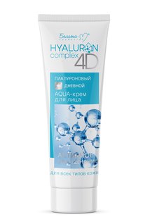 Гиалуроновый дневной AQUA-крем для лица HYALURON complex 4D 75 г