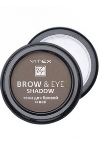 VITEX Тени для бровей и век BROW&EYE SHADOW, тон 14 chocolate