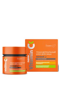 Трансдермальный крем для лица ночной с липосомами серии nanoVitamin C 50 г