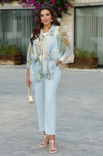 Модель 27853-1бр голубой VITTORIA QUEEN