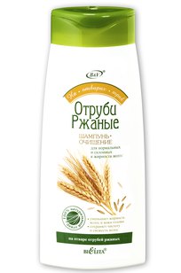 Шампунь-очищение ОТРУБИ РЖАНЫЕ для нормальных и склонных к жирности волос