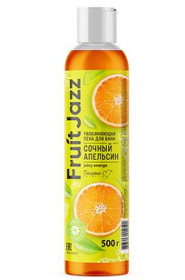Увлажняющая пена для ванн Сочный апельсин FRUIT JAZZ 500 г