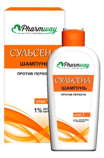 Pharmway СУЛЬСЕНА шампунь против перхоти 1%