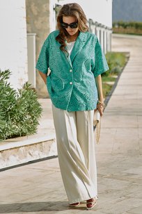 Модель 28763 бежевый с зеленью VITTORIA QUEEN