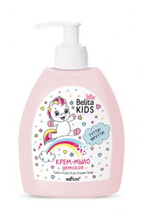 Детское крем-мыло «Тутти-Фрутти» Belita Kids.Для девочек 3-7лет