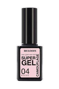 Лак для ногтей Super Gel Camouflage тон:04 :rose