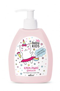 Детское крем-мыло «Сливочное мороженое» Belita Kids.Для девочек 3-7лет 300 мл