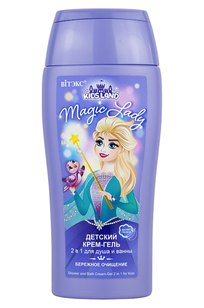 K I D S L A N D Magic Lady детский крем-гель для душа и ванны 2в1
