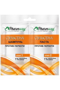 Шампунь против перхоти 1%+ Паста против перхоти 1%