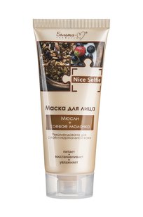 Маска для лица Мюсли + соевое молочко