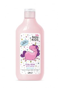 Гель-пена для ванны «Мечты единорога» Belita Kids.Для девочек 3-7лет мл