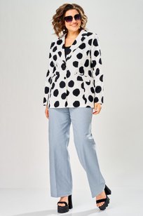 htmlspecialchars($product->getTitle())?> Модель 4023 белый в горох ANDINA CITY